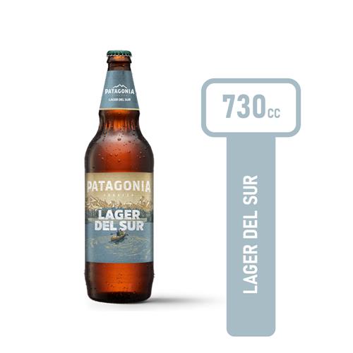 Cerveza Lager Del Sur Patagonia 730cc