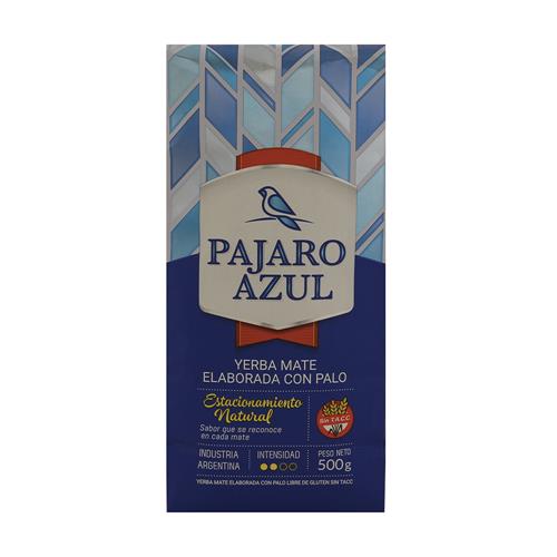 Yerba Mate Con Palo Pajaro Azul 500g
