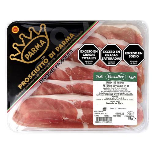 Jamón Crudo Parma 24 Meses Devodier 80g