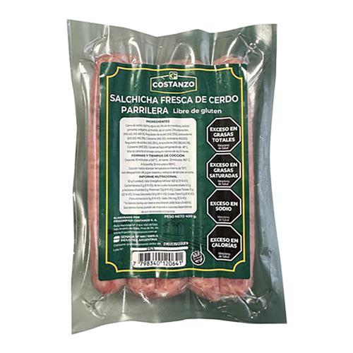 Salchicha Parrillera Costanzo 400g