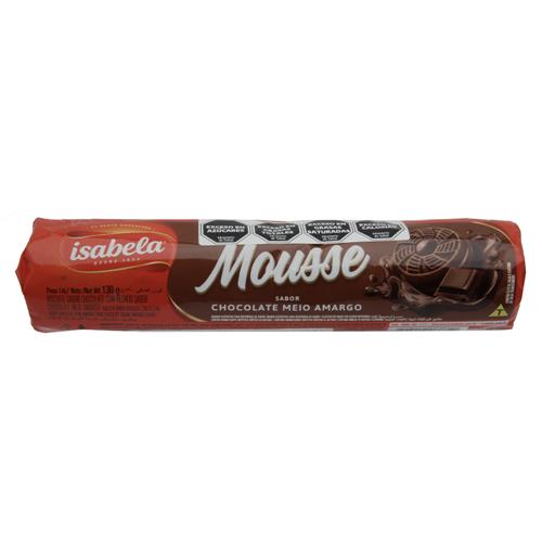 Galletitas Rellenas Mousse De Chocolate Isabela 130g