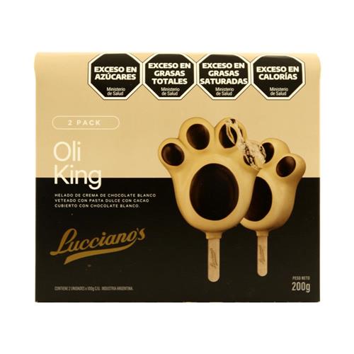 Palito Helado Crema Oli King Luccianos 200g