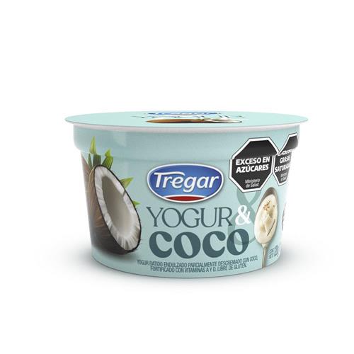 Yogur Batido Entero Coco Tregar 120g