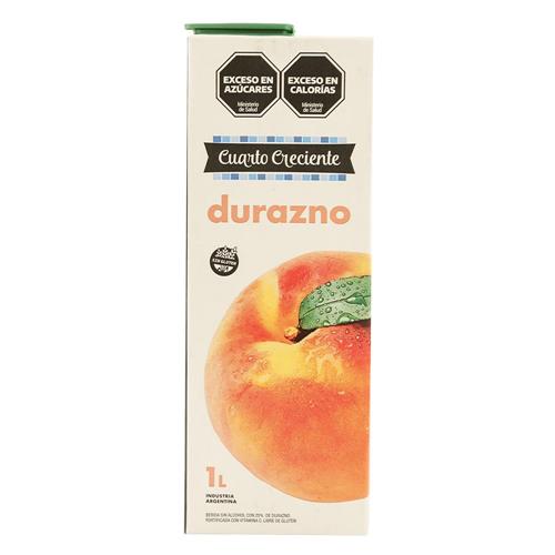 Jugo De Durazno Cuarto Creciente 1l