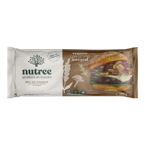 Medallones De Quinoa Mix De Hongos Nutree 400g