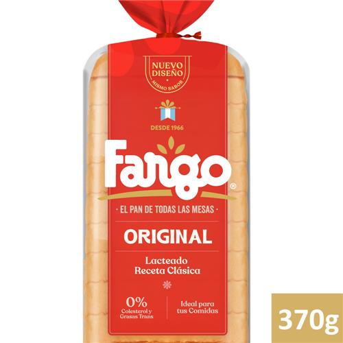 Pan Lacteado Fargo 370g