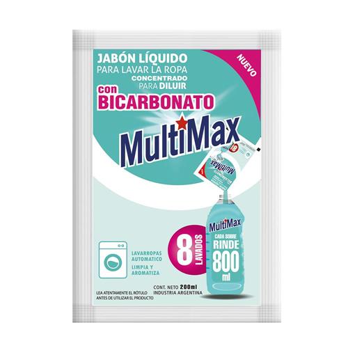 Jabón Liquido Concentrado Para Diluir Multimax 200ml