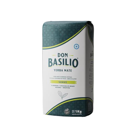 Yerba Mate Don Basilio Con Palo Paquete 1 Kg