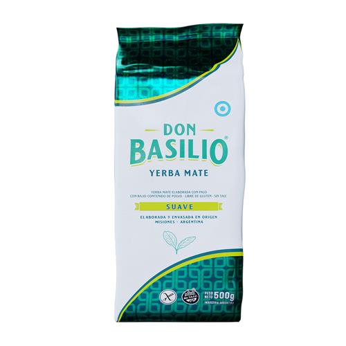Yerba Mate Don Basilio Con Palo Paquete 500 Gr