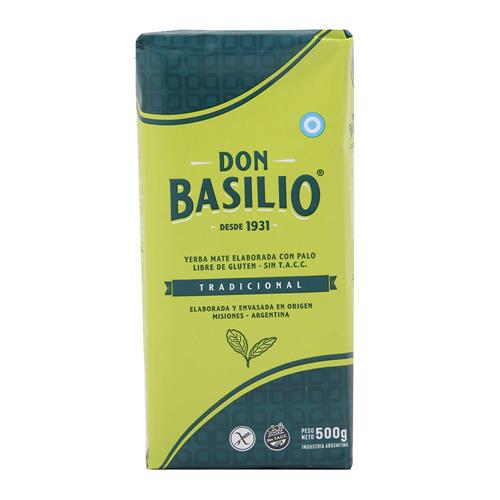 Yerba Mate Tradicional Don Basilio 500g