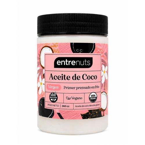Aceite De Coco Virgen Entrenuts 360g