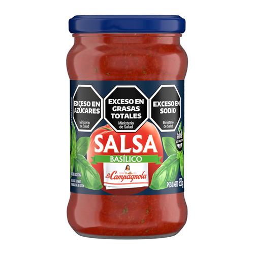 Salsa De Tomate Basílico La Campagnola 350g