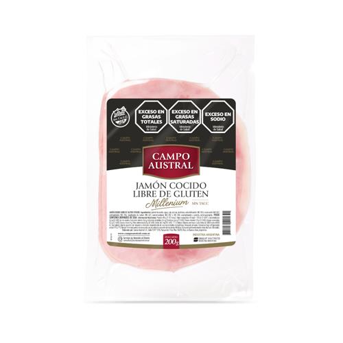 Jamón Cocido CAMPO AUSTRAL Millenium 200g
