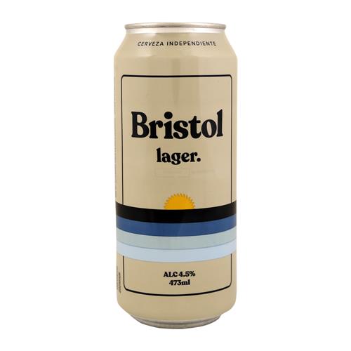 Cerveza Lager Bristol 473ml