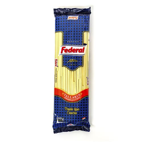 Fideos Tallarín Amarillo Fino Federal 400g