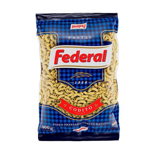 Fideos Guiseros Coditos Federal 400g