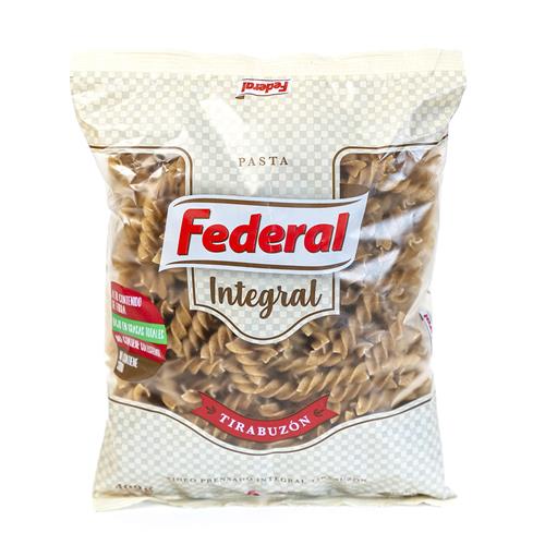 Fideos Guiseros Integral Tirabuzón Federal 400g
