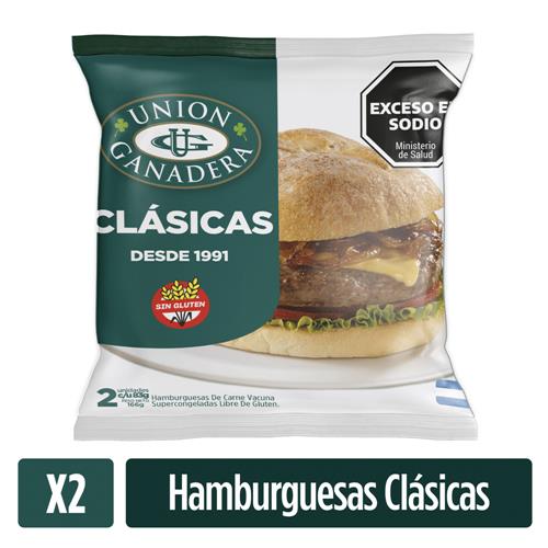 Hamburguesas Clásicas Union Ganandera 166g
