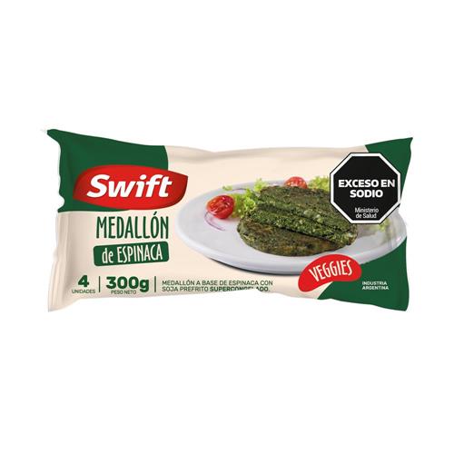 Medallones Veggies De Espinaca Swift 300g