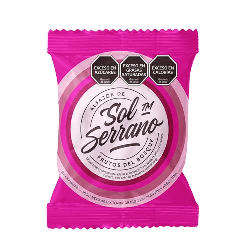 Alfajor Frutos Del Bosque Sol Serrano 40g