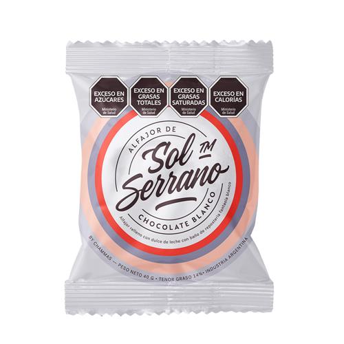 Alfajor De Chocolate Blanco Sol Serrano 40g