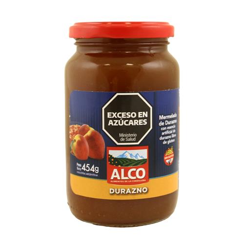 Mermelada Durazno Alco 454g