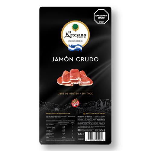 Jamón Crudo Feteado El Artesano 100g