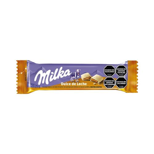 Chocolate Blanco Con Dulce De Leche Milka 29g