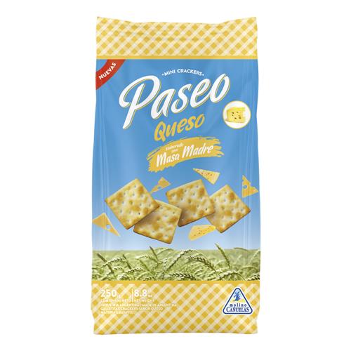 Galletitas Crackers Queso Paseo 250g