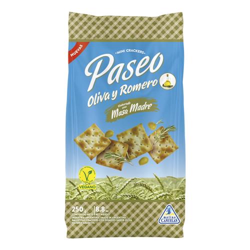 Galletitas Crackers Oliva Y Romero Paseo 250g