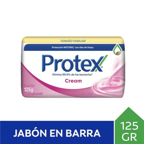 Jabón Antibacterial Crema Protex 125g