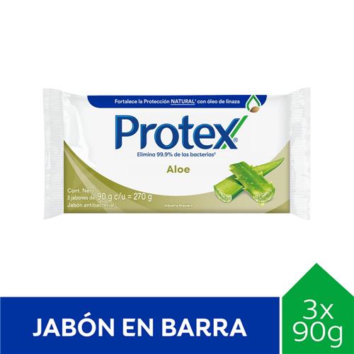 Jabón De Tocador PROTEX Aloe 90 G 3 U
