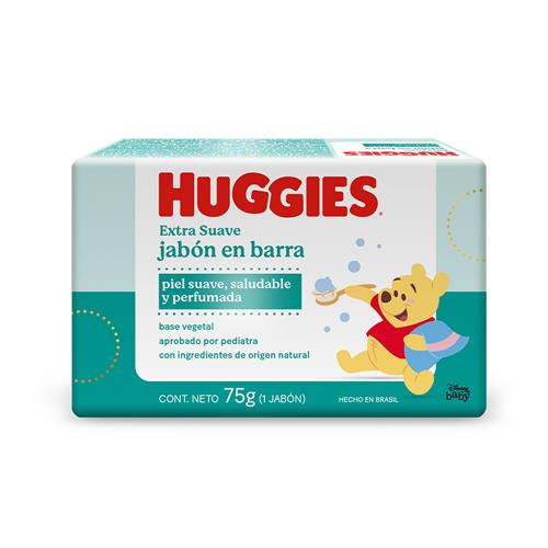 Jabón En Barra Extra Suave Huggies 75g