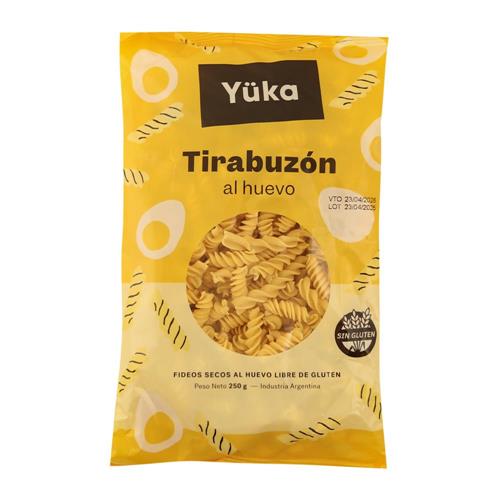 Fideos Al Huevo Tirabuzón Yüka 250g