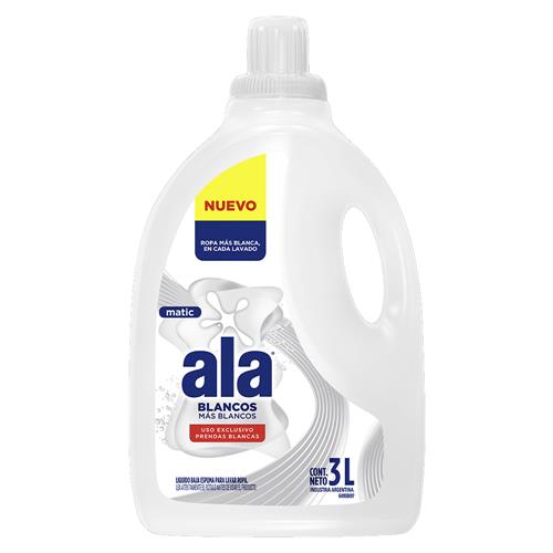 Jabón Liquido Para Diluir Ropa Blanca ALA 500ml + Bidón