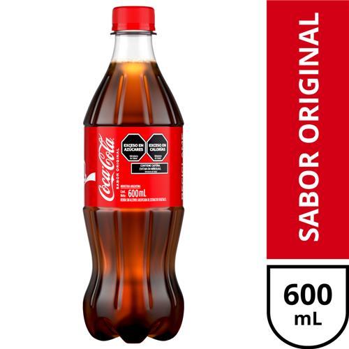 Gaseosa Sabor Original Coca Cola 600ml