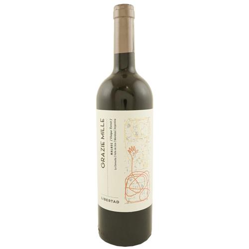 Vino Malbec Libertad Grazie Mille 750ml