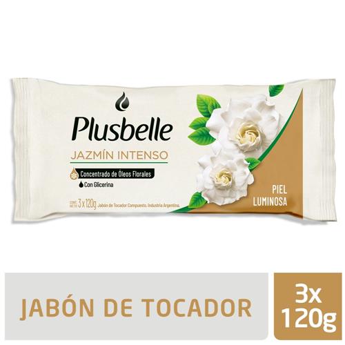 PLUSBELLE Jabón De Tocador Jazmín 3x120g
