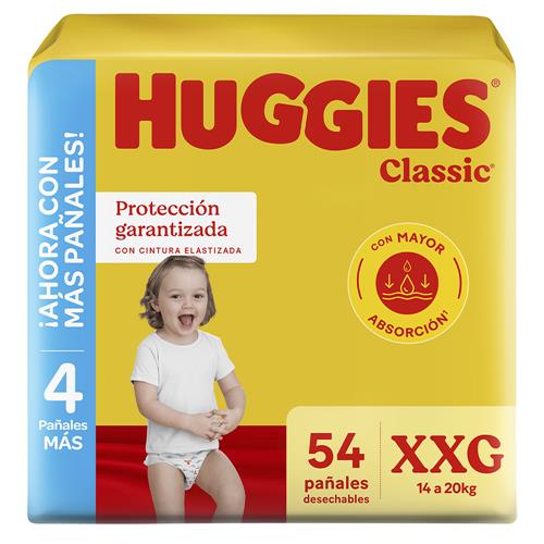Pañales HUGGIES Classic Xxg X54