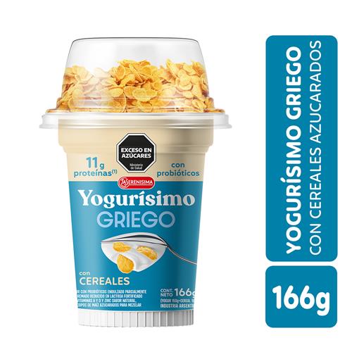 Yogur Griego con cereales Yogurísimo 166g