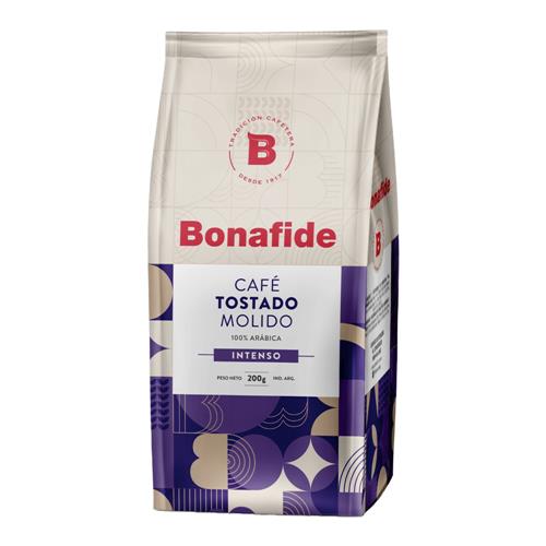 Café Tostado Molido Intenso Bonafide 200g