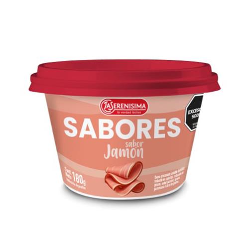 Queso Untable Sabor Jamón La Serenisima 180g