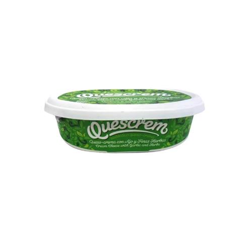 Queso Crema Con Ajo Y Finas Hierbas Quescrem 200g