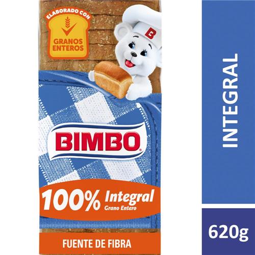 Pan Integral Granos Enteros Bimbo 620g