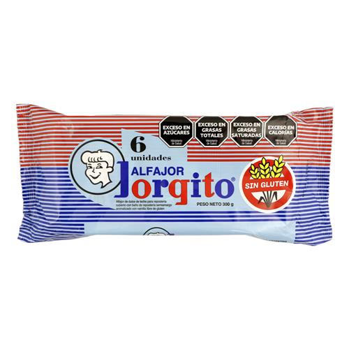 Alfajor De Dulce De Leche Jorgito 300g