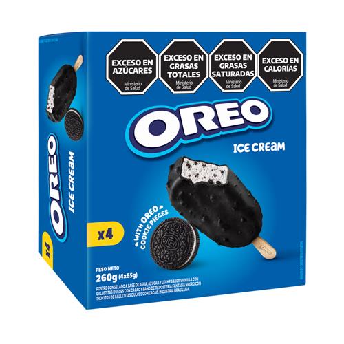 Palito Helado Sabor Crema De Chocolate Oreo 260g