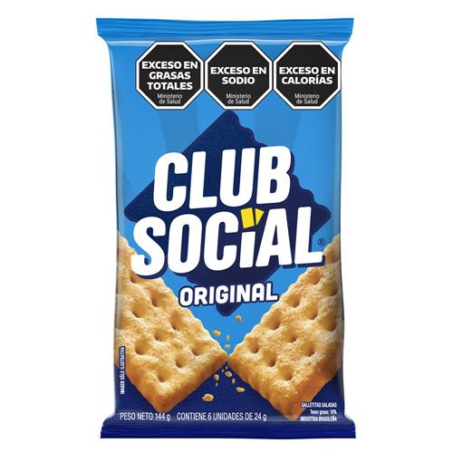 Galletita Original X6 Club Social 144g