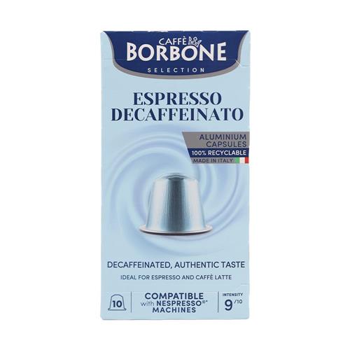 Café En Capsulas Espresso Descafeinado Borbone 50g