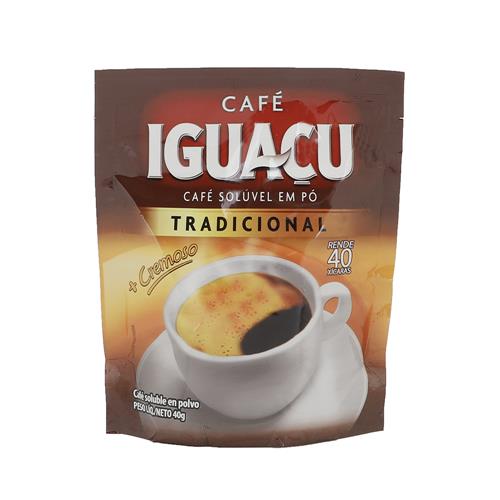 Café instantáneo tradicional IGUACU 40g