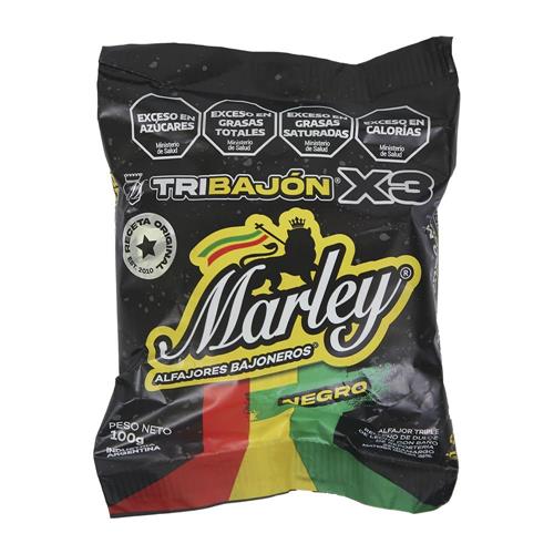 Alfajor Negro Triple Marley 100g